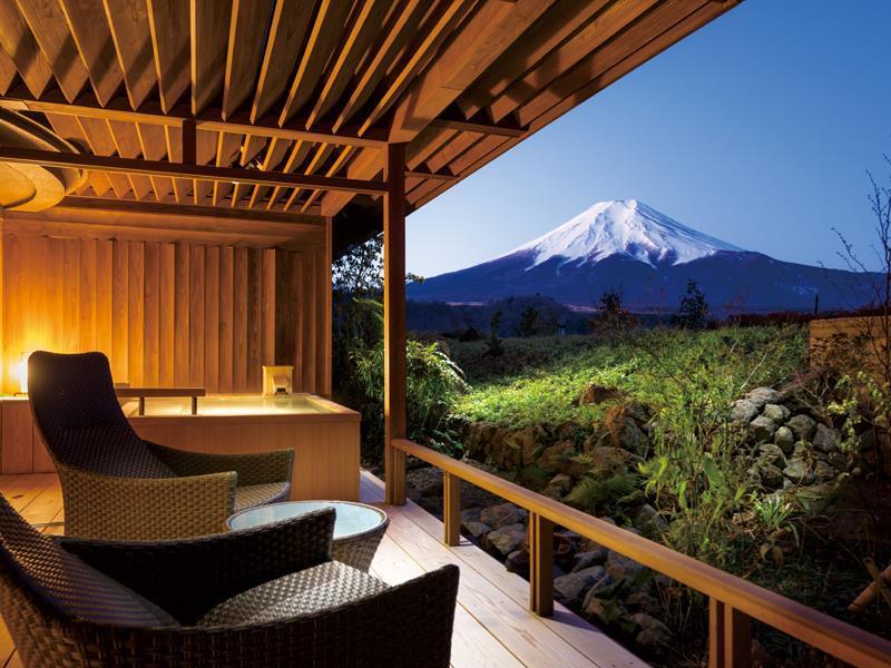 Отель Fujisan Onsen Bessho Sasa Фудзиёсида Экстерьер фото